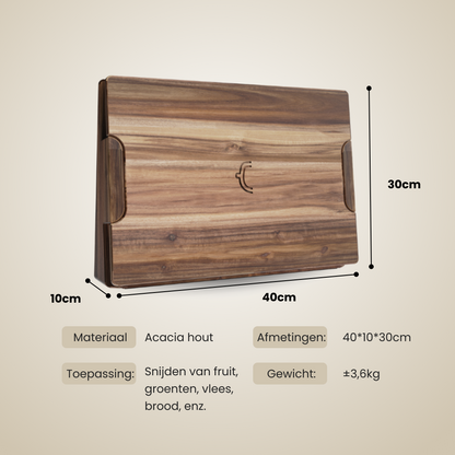 DuoBlock™ 2-in-1 Messenblok & Snijplank
