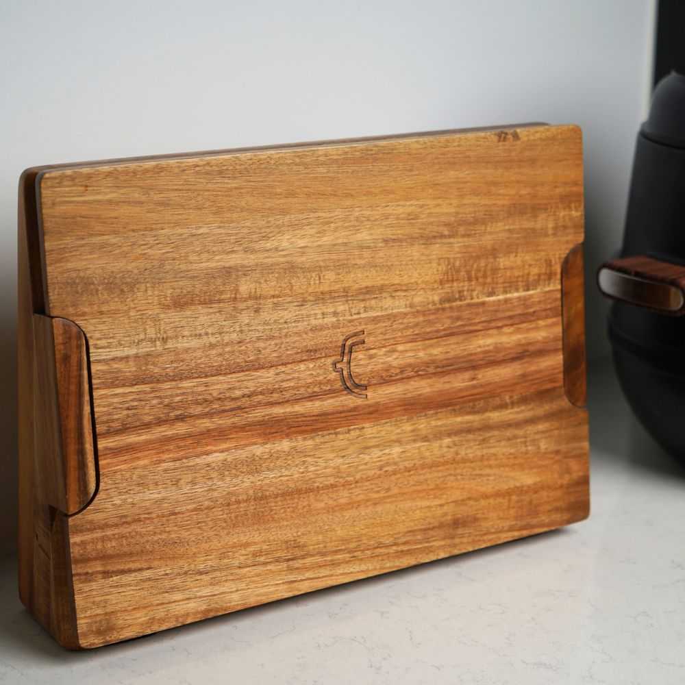 DuoBlock™ 2-in-1 Messenblok & Snijplank