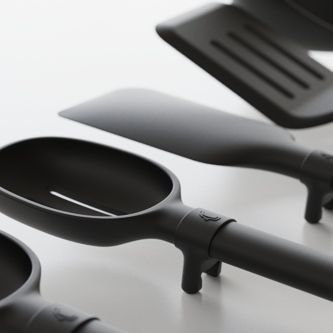 NoTouch™ 5-delige Siliconen Keukengerei Set